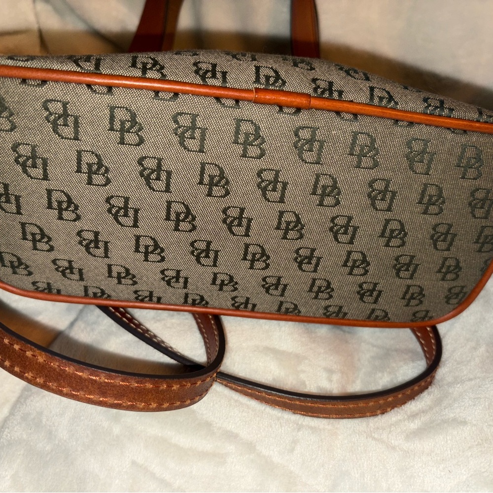 NWOT Dooney & Bourke Green and Brown Ruby Satchel Crossbody Bag - Picture 5 of 5